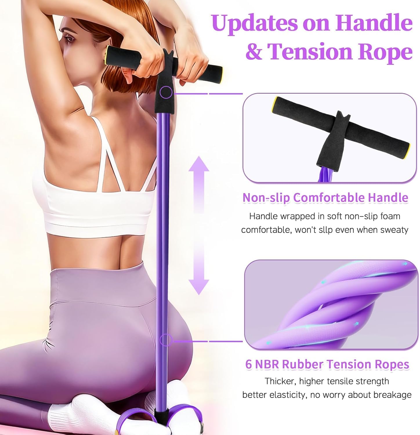 Resistance Band Pedal Exerciser | Full Body Home Workout Equipment