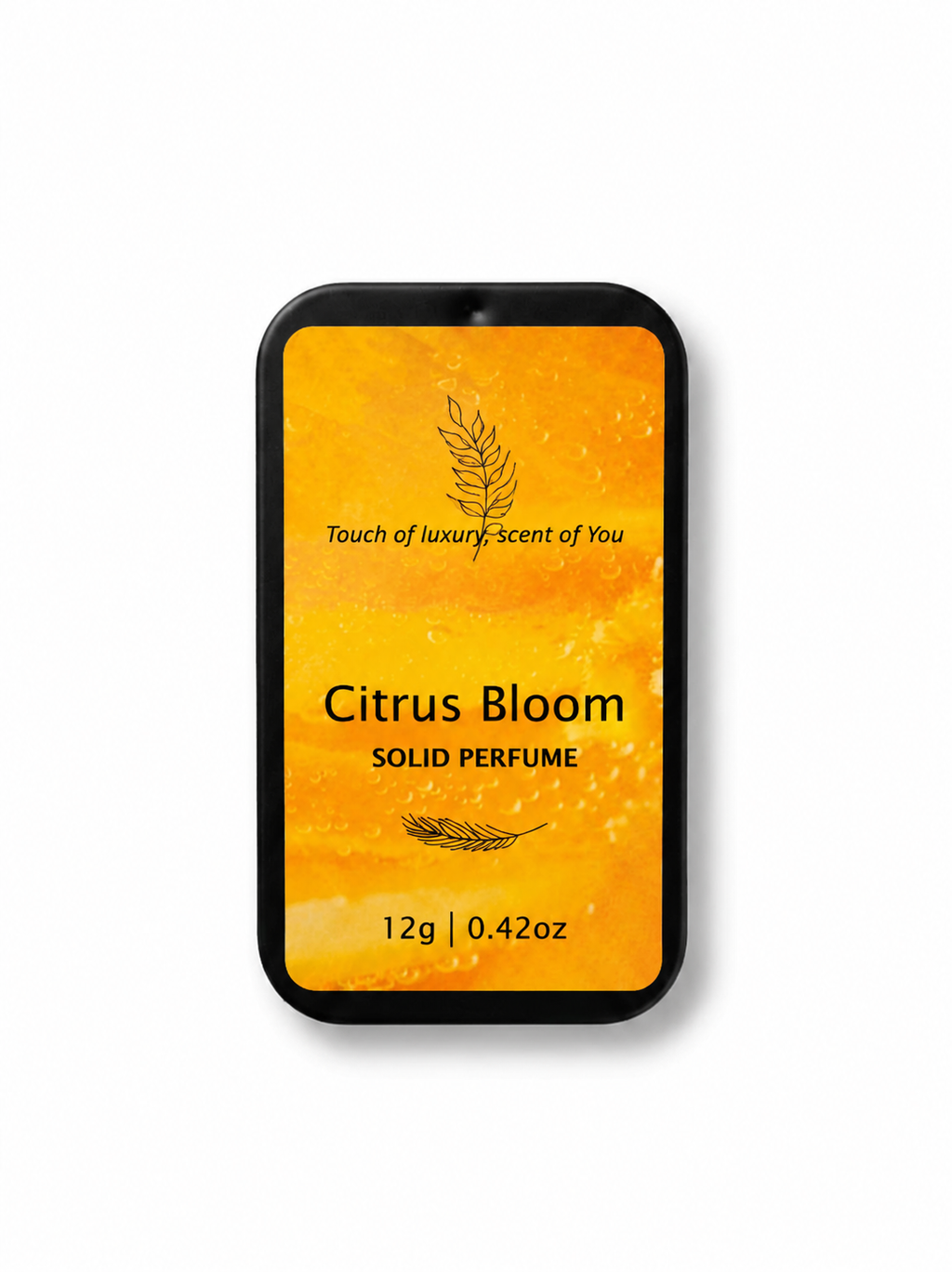 Citrus Bloom Solid Perfume 12g | Long Lasting-Free Pocket Perfume